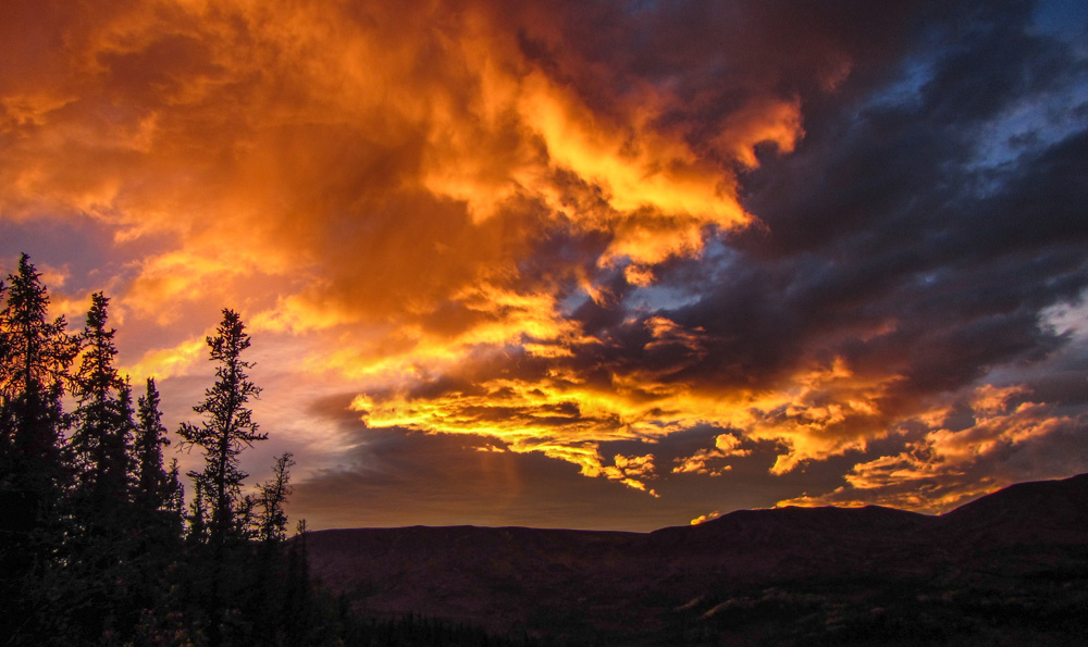 Alaska Range Sunset