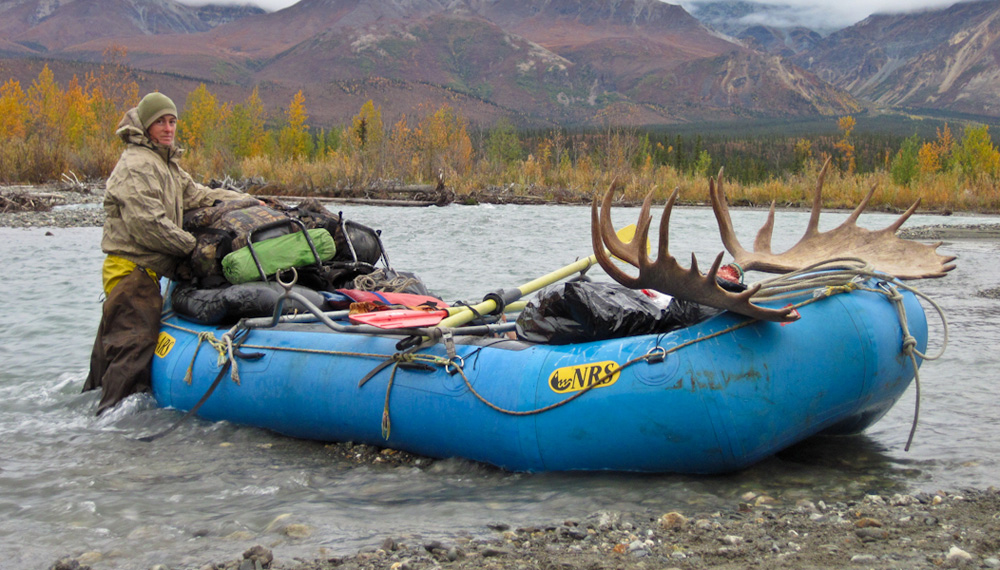 Ruby Fortner prepares raft