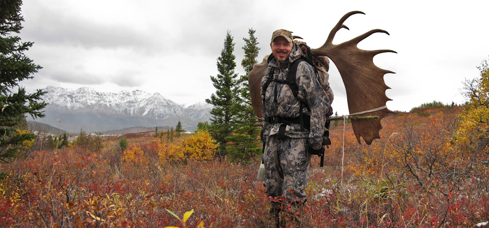 Wes Brogan w Moose Antlers