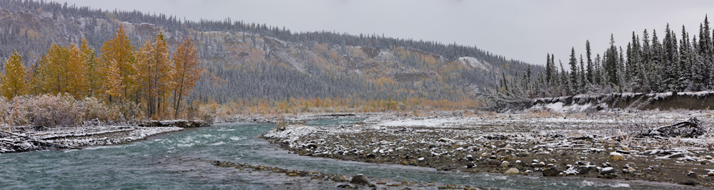 Alaska Fall River Panoramic