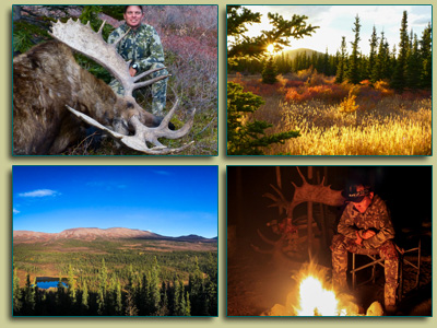 2014 guided Moose Hunting with client, Andrew Harvey